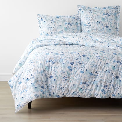 Company Cotton™ Naomi Bloom Percale Comforter - Blue