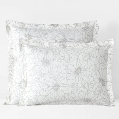 Company Organic Cotton™ Abstract Floral Percale Sham
