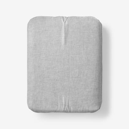 Legends Hotel™ Relaxed Chambray Linen Fitted Sheet - Gray