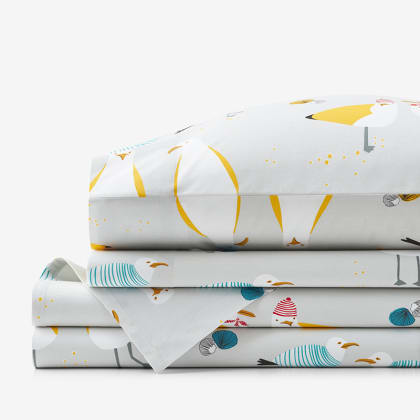Company Cotton™ Summer Prints Percale Sheet Set - Seagulls