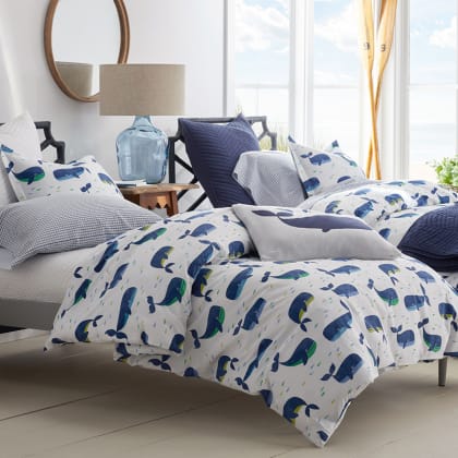 Company Cotton™ Summer Prints Percale Sheet Set - Whale Days