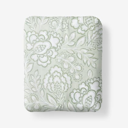 Legends Hotel™ Chiseled Floral Wrinkle-Free Sateen Fitted Sheet