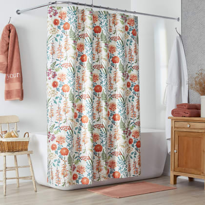 Legends Hotel™ Winter Garden Wrinkle-Free Sateen Shower Curtain - Cream