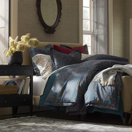 Legends Luxury™ Abigail Sateen Comforter  - Blue Multi
