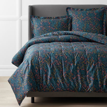 Legends Luxury™ Abigail Sateen Comforter  - Blue Multi