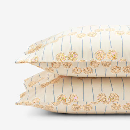 Company Organic Cotton™ Lizzie Dandelion Percale Pillowcases
