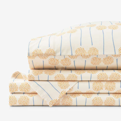 Company Organic Cotton™ Lizzie Dandelion Percale Sheet Set