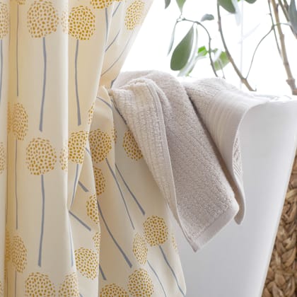 Company Organic Cotton™ Lizzie Dandelion Percale Shower Curtain