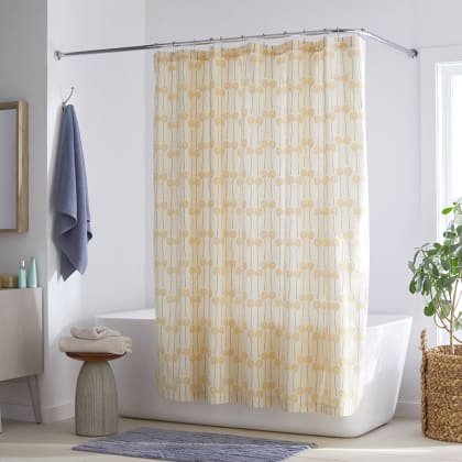 Company Organic Cotton™ Lizzie Dandelion Percale Shower Curtain