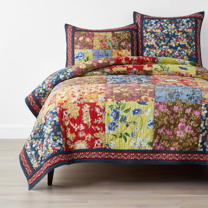 Floral Garden Handcrafted Quilt - Multi