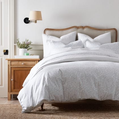 Company Cotton™ Ava Percale Pillowcases - Ditsy Floral Blue