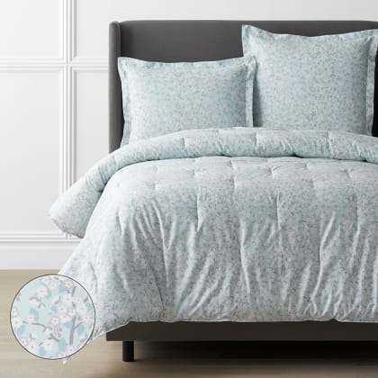 Legends Luxury™ Maggie Ditsy Floral Sateen Comforter - Blue Multi
