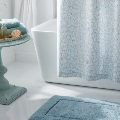 Legends Luxury™ Maggie Ditsy Floral Sateen Shower Curtain