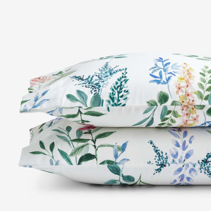Legends Hotel™ Olivia Floral Wrinkle-Free Sateen Pillowcases - White Multi
