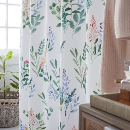 Legends Hotel™ Olivia Floral Wrinkle-Free Sateen Shower Curtain