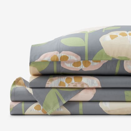 Company Organic Cotton™ Blush Floral Percale Sheet Set