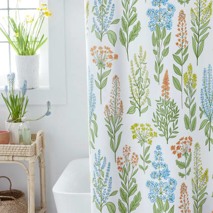 Legends Hotel™ Botanical Floral Wrinkle-Free Sateen Shower Curtain