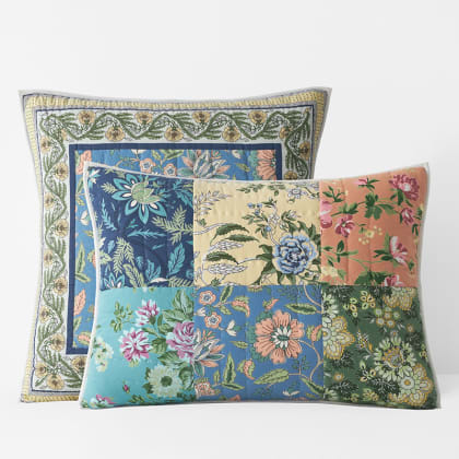 Nadia Handcrafted Patchwork Quilted Sham
