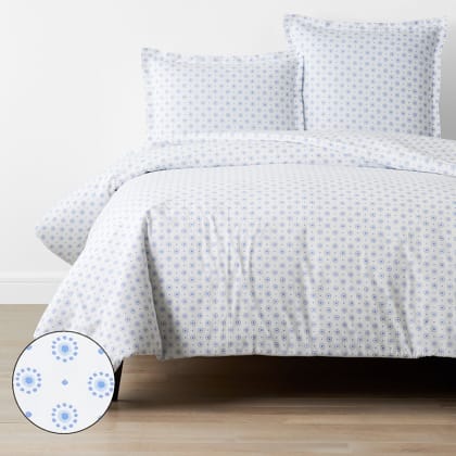Company Organic Cotton™ Myla Garment Washed Percale Duvet Cover