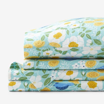 Company Organic Cotton™ Myla Floral Percale Sheet Set