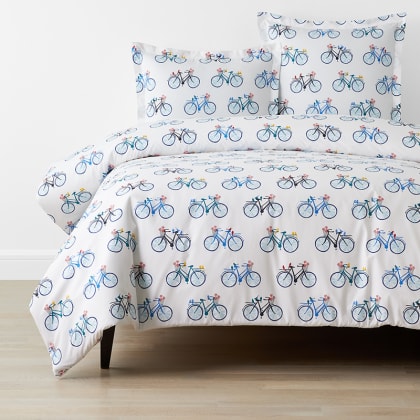Company Cotton™ Bicycle Percale Duvet Cover