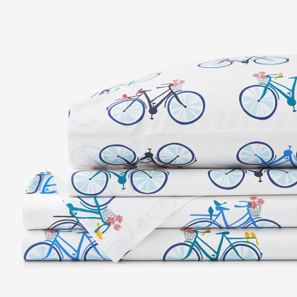 Company Cotton™ Bicycle Percale Sheet Set