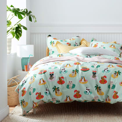 Company Cotton™ Playful Dogs Percale Sham