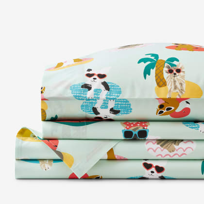 Company Cotton™ Playful Dogs Percale Sheet Set