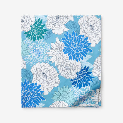 Company Cotton™ Dahlia Floral Percale Flat Sheet