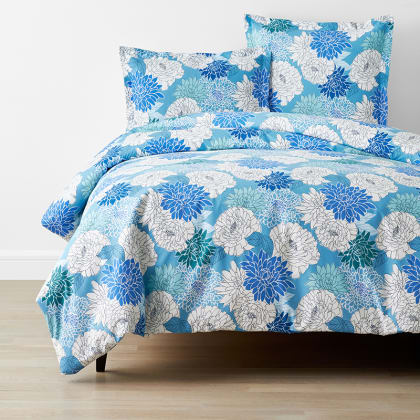 Company Cotton™ Dahlia Floral Percale Duvet Cover