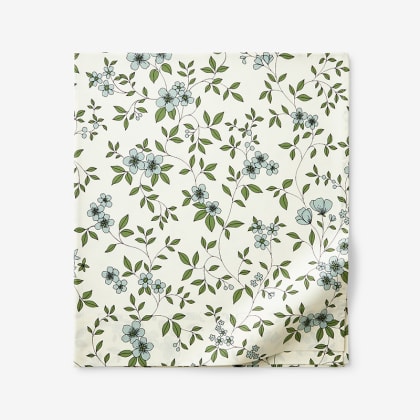 Company Cotton™ Remi Floral, Leaf & Ditsy Floral Percale Flat Sheet  - Ditsy Floral Green