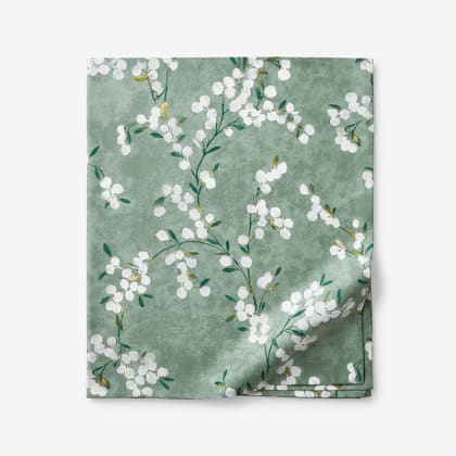 Company Cotton™ Maria Floral Rayon Made From Bamboo Sateen Flat Sheet
