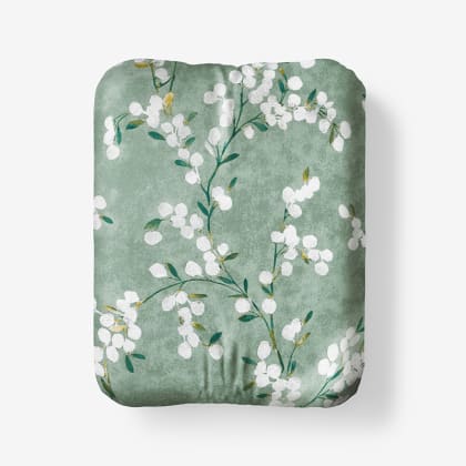 Company Cotton™ Maria Floral Rayon Made From Bamboo Sateen Fitted Sheet