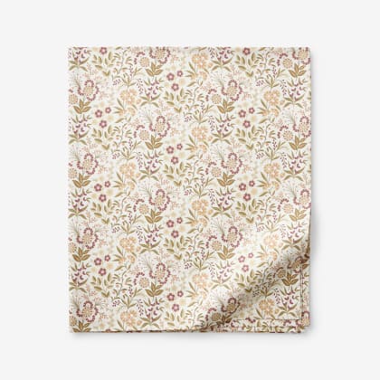 Company Cotton™ Autumn Garden Percale Flat Sheet