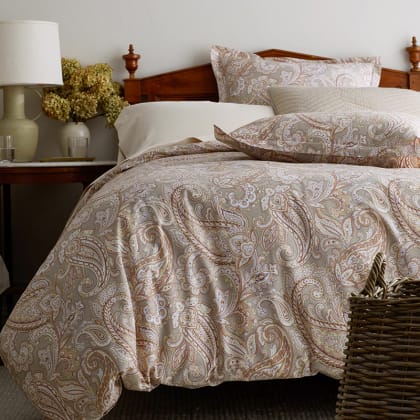 Company Cotton™ Vintage Paisley Percale Fitted Sheet
