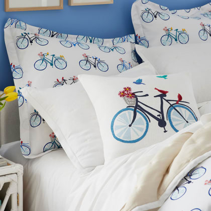 Bicycle Decorative Pillow Cover