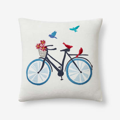 Bicycle Decorative Pillow Cover