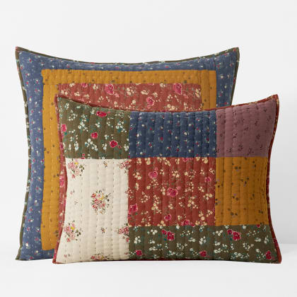 Autumn Floral Quilted Sham