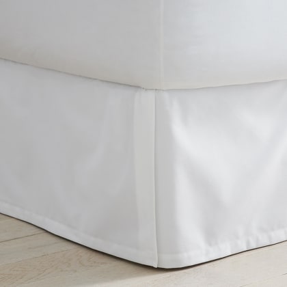 Company Cotton™ Wrinkle-Free Sateen Bed Skirt  - White