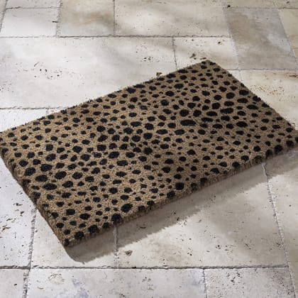 Coir Door Mat - Leopard