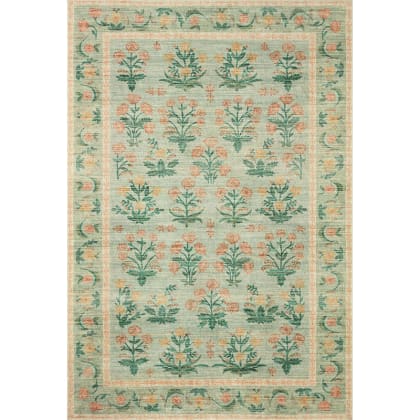 Rifle Paper Co. x Loloi Eden Performance Rug - Mughal Rose Moss