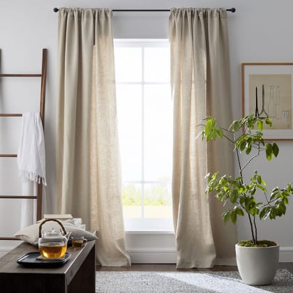 Linen Window Curtain