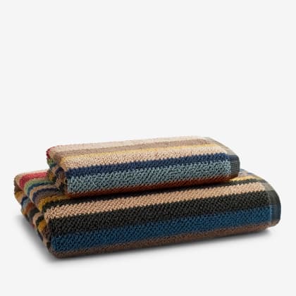 Company Cotton™ Textured Stripe Bath Towel