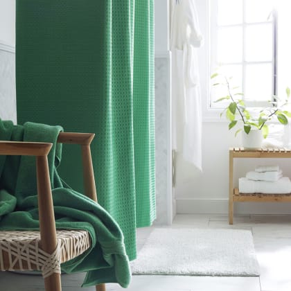 Company Cotton™ Shower Curtain - Kelly Green