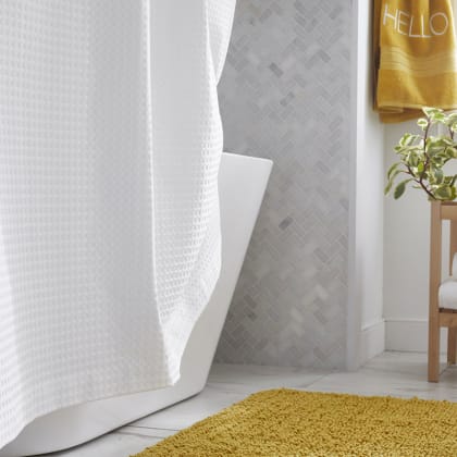 Company Cotton™ Shower Curtain - White