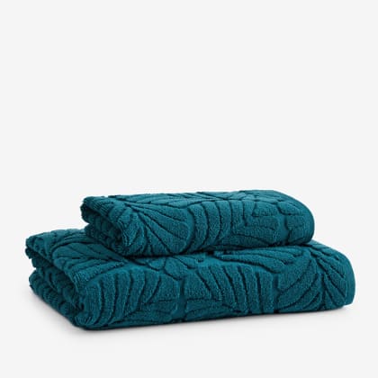 Company Cotton™ Leaf Jacquard Bath Towel