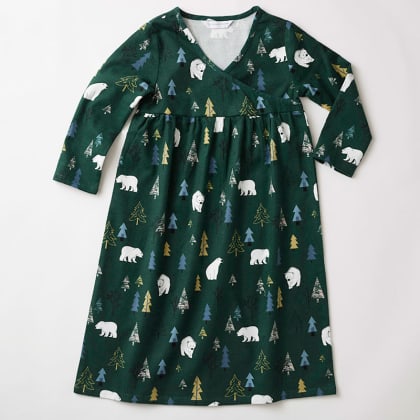 Bear Girls Flannel Nightgown
