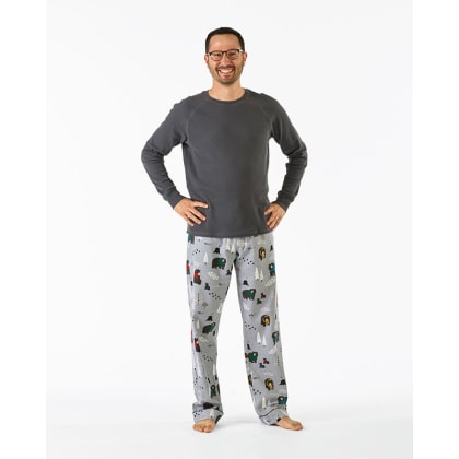 Company Cotton™ Family Flannel Mens Pajama Set - Bear