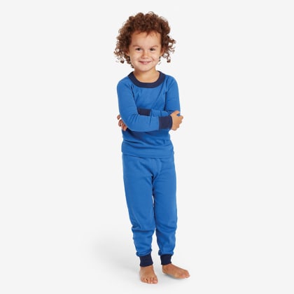 Company Organic Cotton™ Matching Family Kids’ Pajama Set - Bright Blue