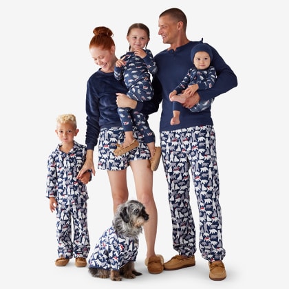 Company Cotton™ Family Flannel Womens Shorts Set - Winter Bears